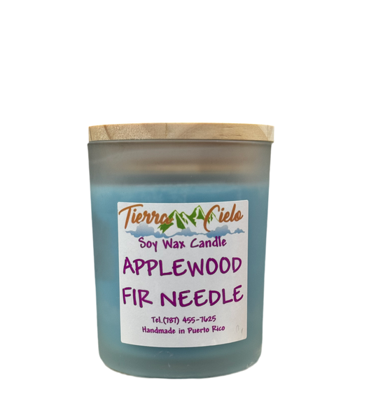 Vela de Soya Applewood Fir Needle