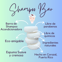 Shampoo Sólido de Menta y Romero ( Shampoo Bar )