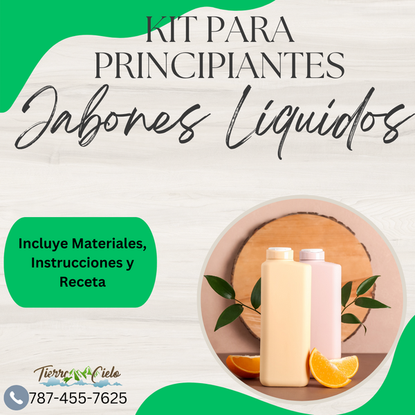 Kit Principiante Jabón Líquido (Shower gel)