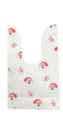 Bolsa Plástica de Navidad Blanca Santa